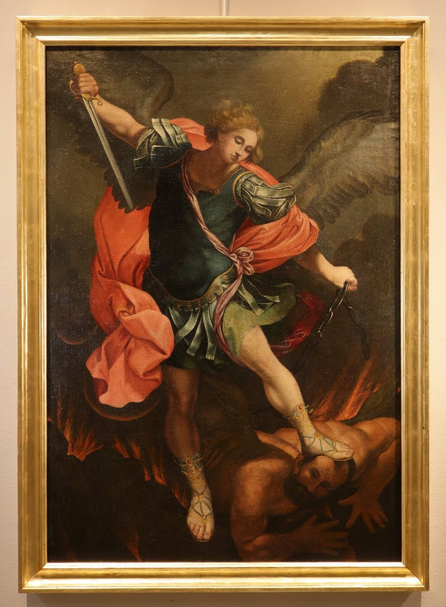 San Michele Arcangelo, Bottega di Guido Reni (1575 - 1642)-photo-2