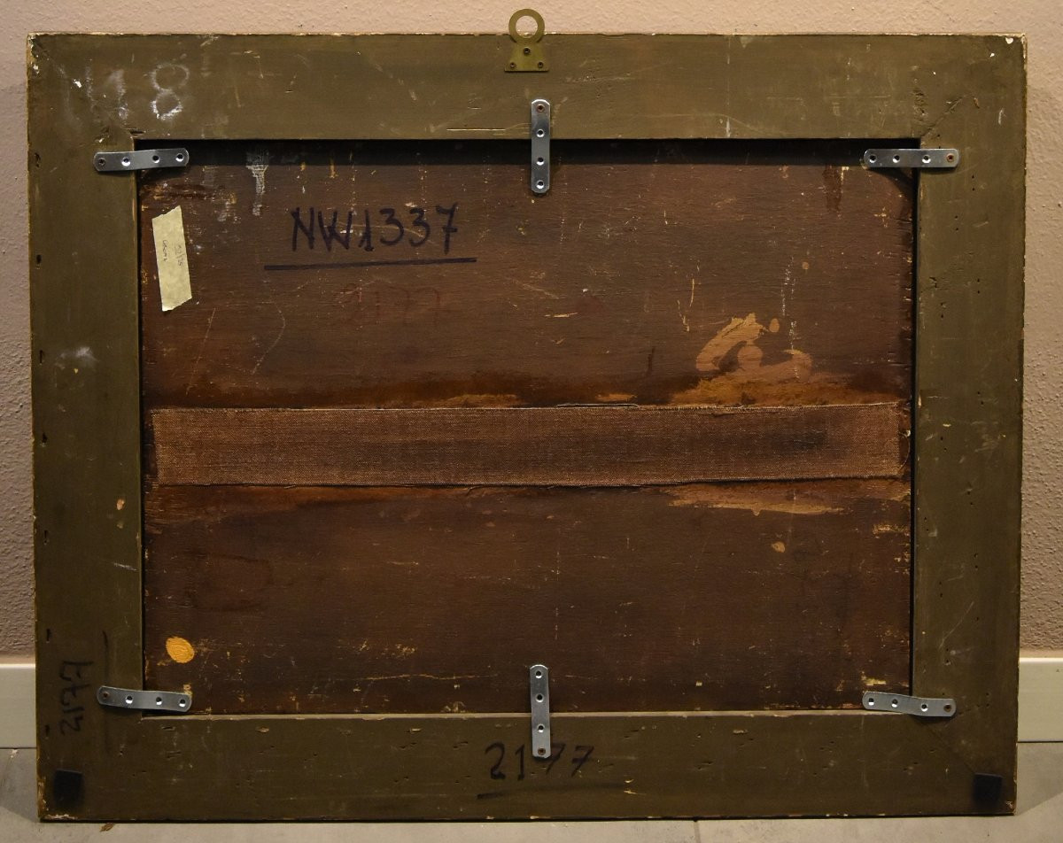 Diana e le ninfe al bagno, Jacques Muller (Utrecht 1630 - 1680) Firmato: ‘J. Muller fecit'-photo-7