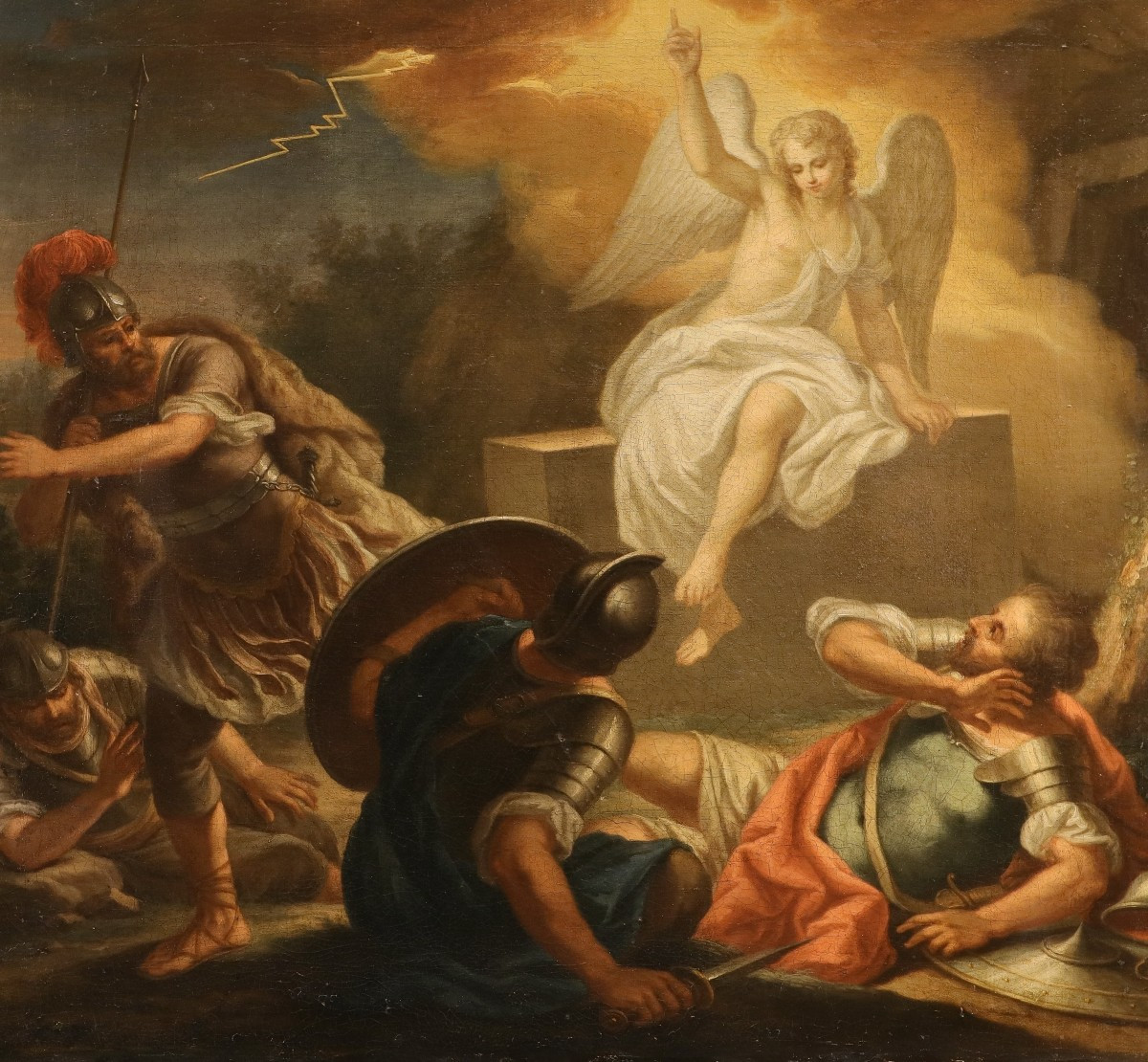 L’Angelo della Resurrezione appare ai soldati, Carlo Maratta (Camerano 1625 – Roma 1713)