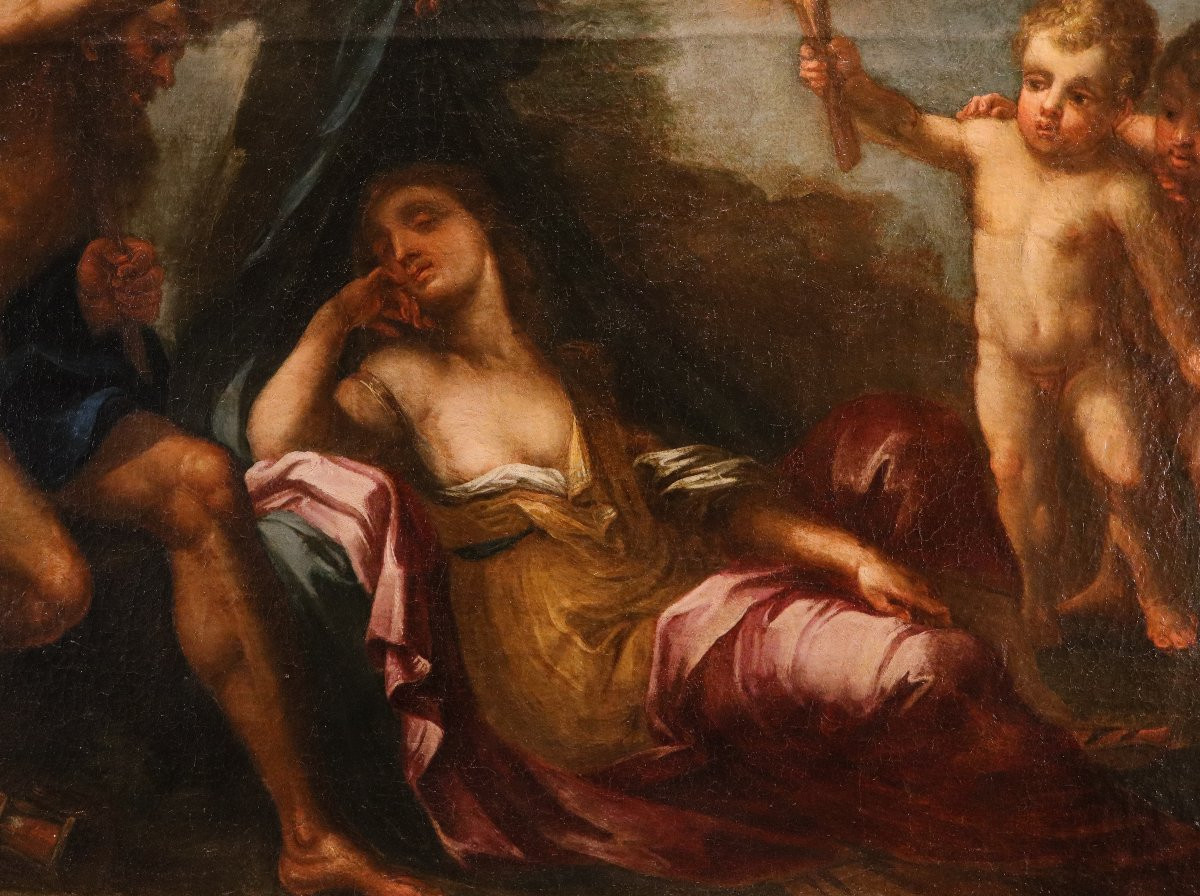 Luigi Garzi (Roma, 1638 - Roma, 1721), Allegoria del Tempo che scopre la Verità-photo-5