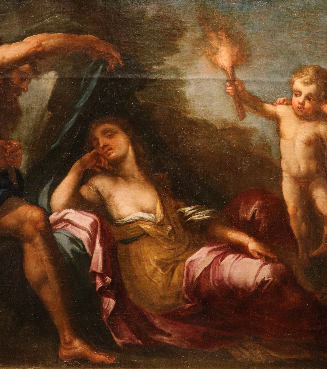 Luigi Garzi (Roma, 1638 - Roma, 1721), Allegoria del Tempo che scopre la Verità-photo-7