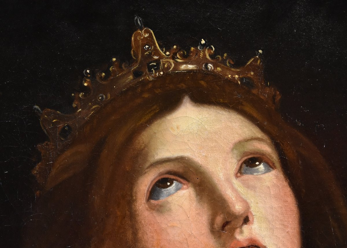 Santa Caterina d’Alessandria, Guido Reni (Bologna 1575 - 1642) Bottega di-photo-5