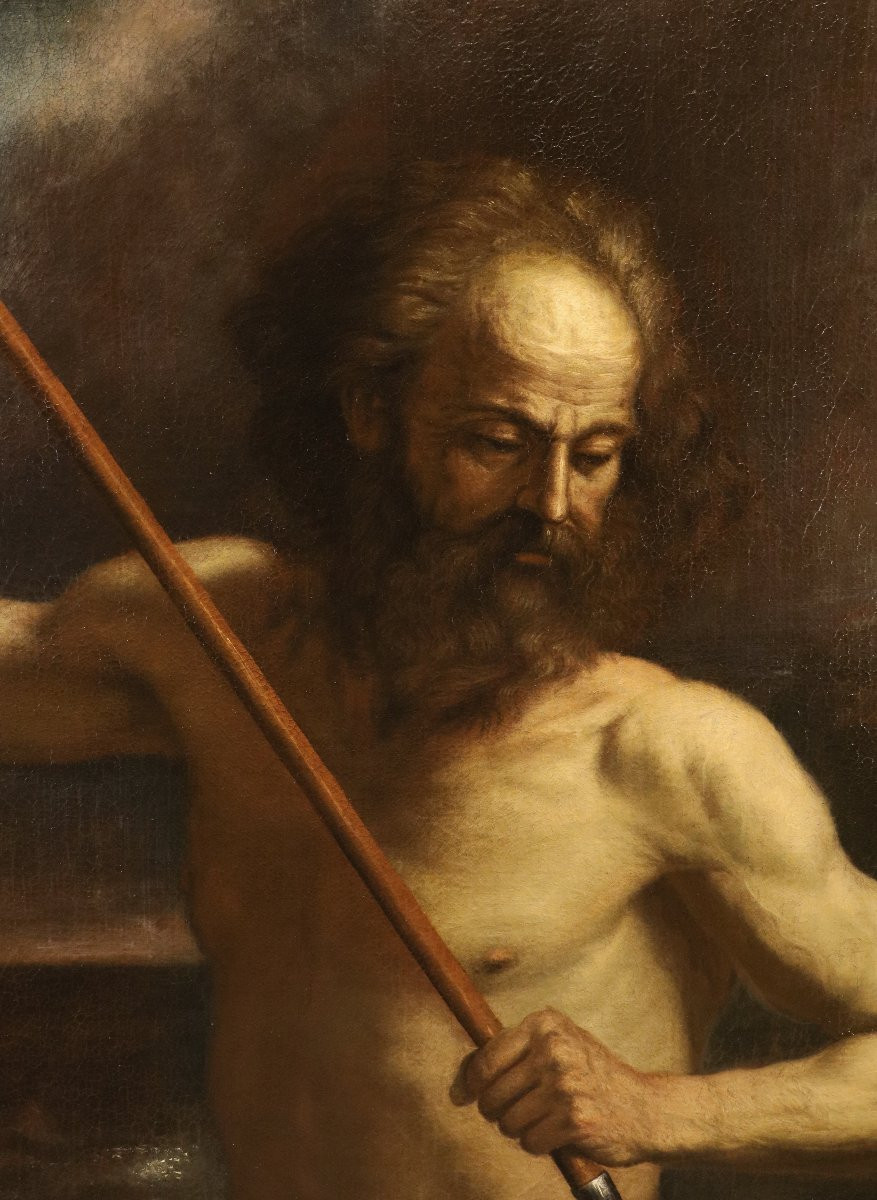 Nettuno sulle onde dell'oceano, Guercino (Cento, 1591 - Bologna, 1666) bottega-photo-7