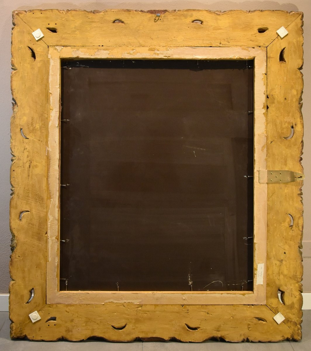 Grande specchiera fiorentina dei primi del Settecento-photo-5