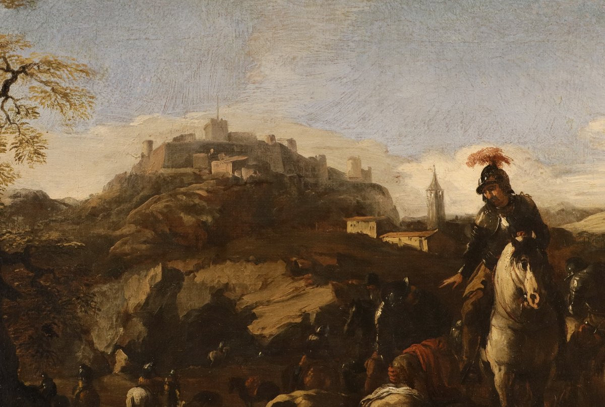 Scena di battaglia, Michelangelo Cerquozzi (Roma 1602 - 1660) cerchia-photo-3