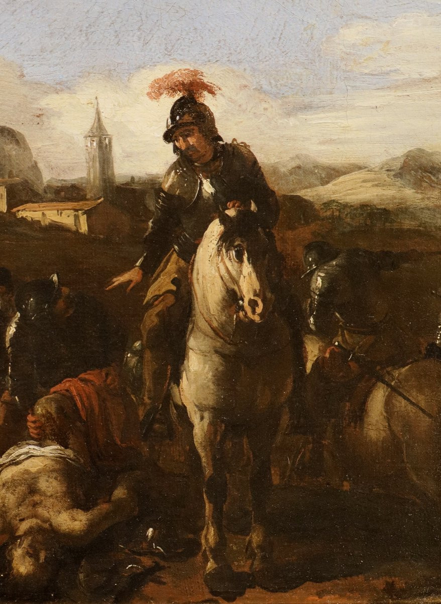 Scena di battaglia, Michelangelo Cerquozzi (Roma 1602 - 1660) cerchia-photo-2