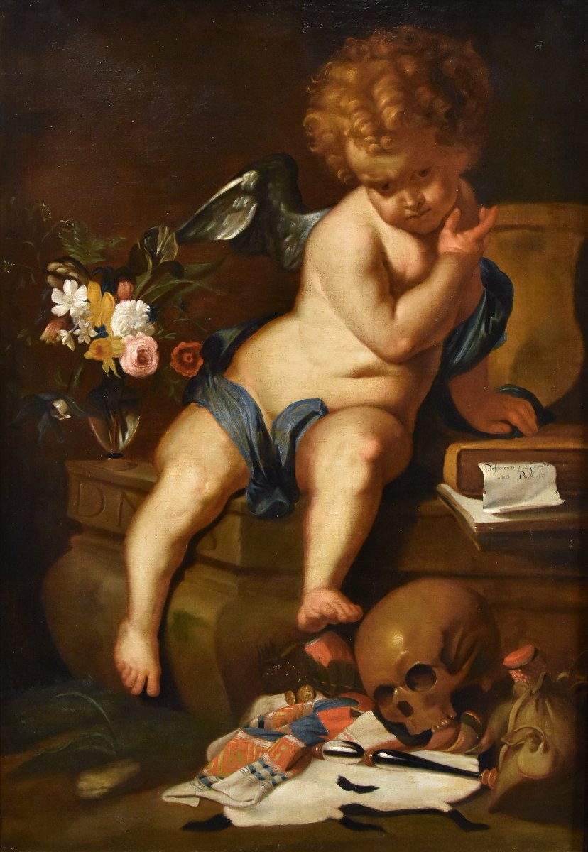 Vanitas (come Allegoria della Vanità), Erasmus Quellinus II (Anversa 1607 - 1672)-photo-2