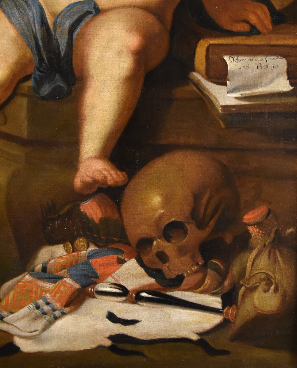 Vanitas (come Allegoria della Vanità), Erasmus Quellinus II (Anversa 1607 - 1672)-photo-3