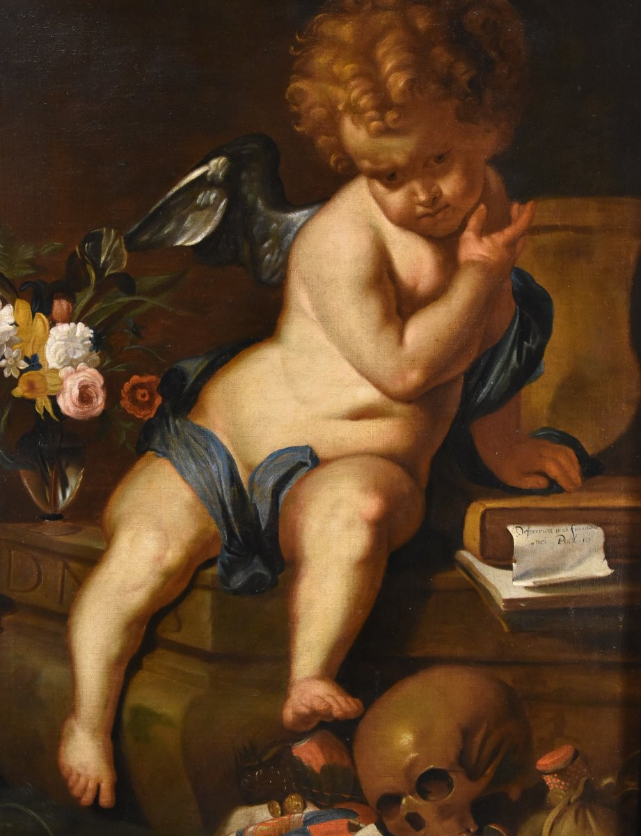 Vanitas (come Allegoria della Vanità), Erasmus Quellinus II (Anversa 1607 - 1672)-photo-4