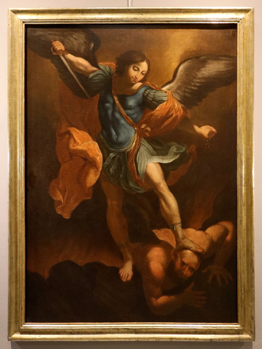 L’Arcangelo Michele, Guido Reni (Bologna 1575 - 1642) Seguace di
