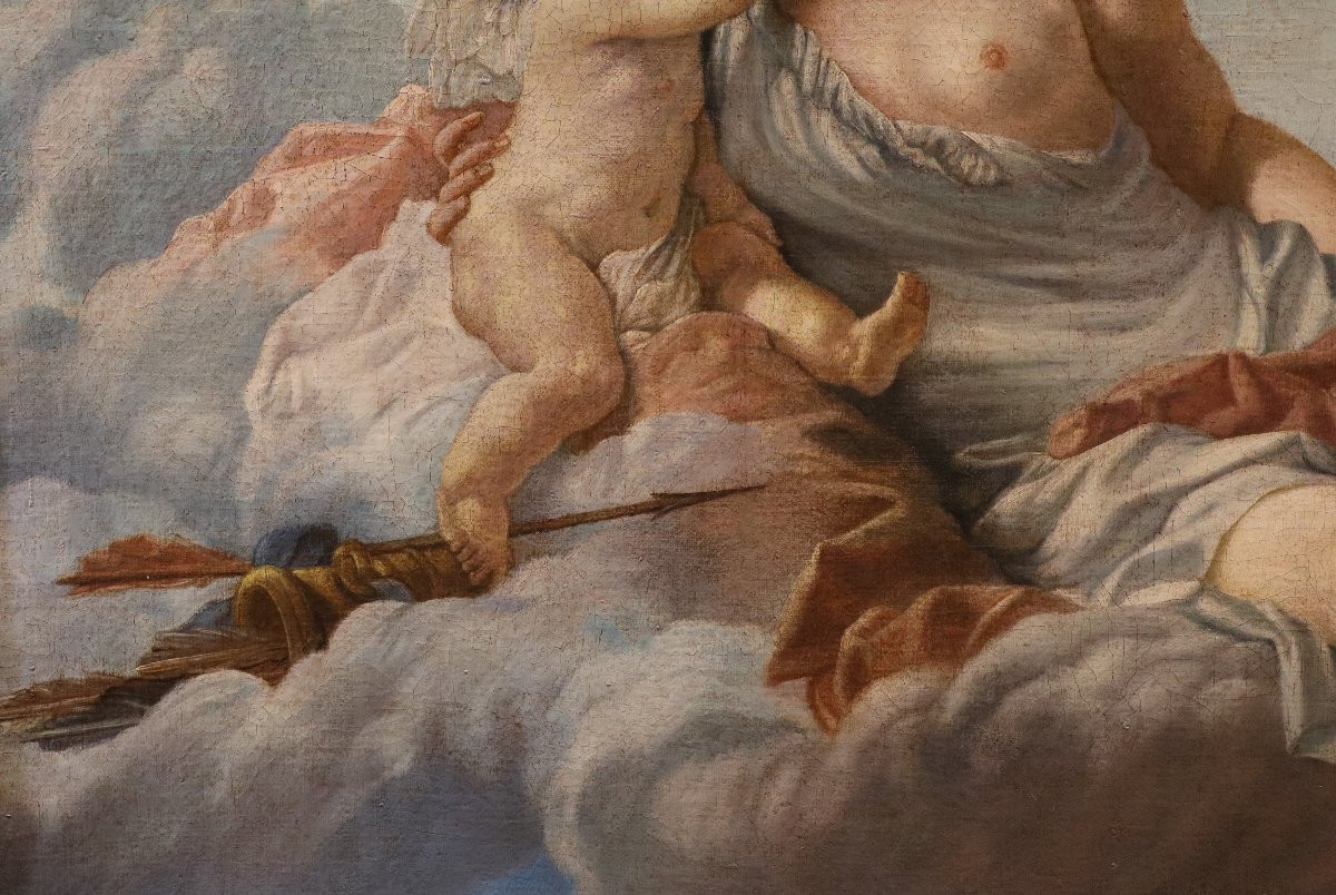 Venere e Amore, Noël Hallé (Parigi, 1711 - 1781)-photo-2
