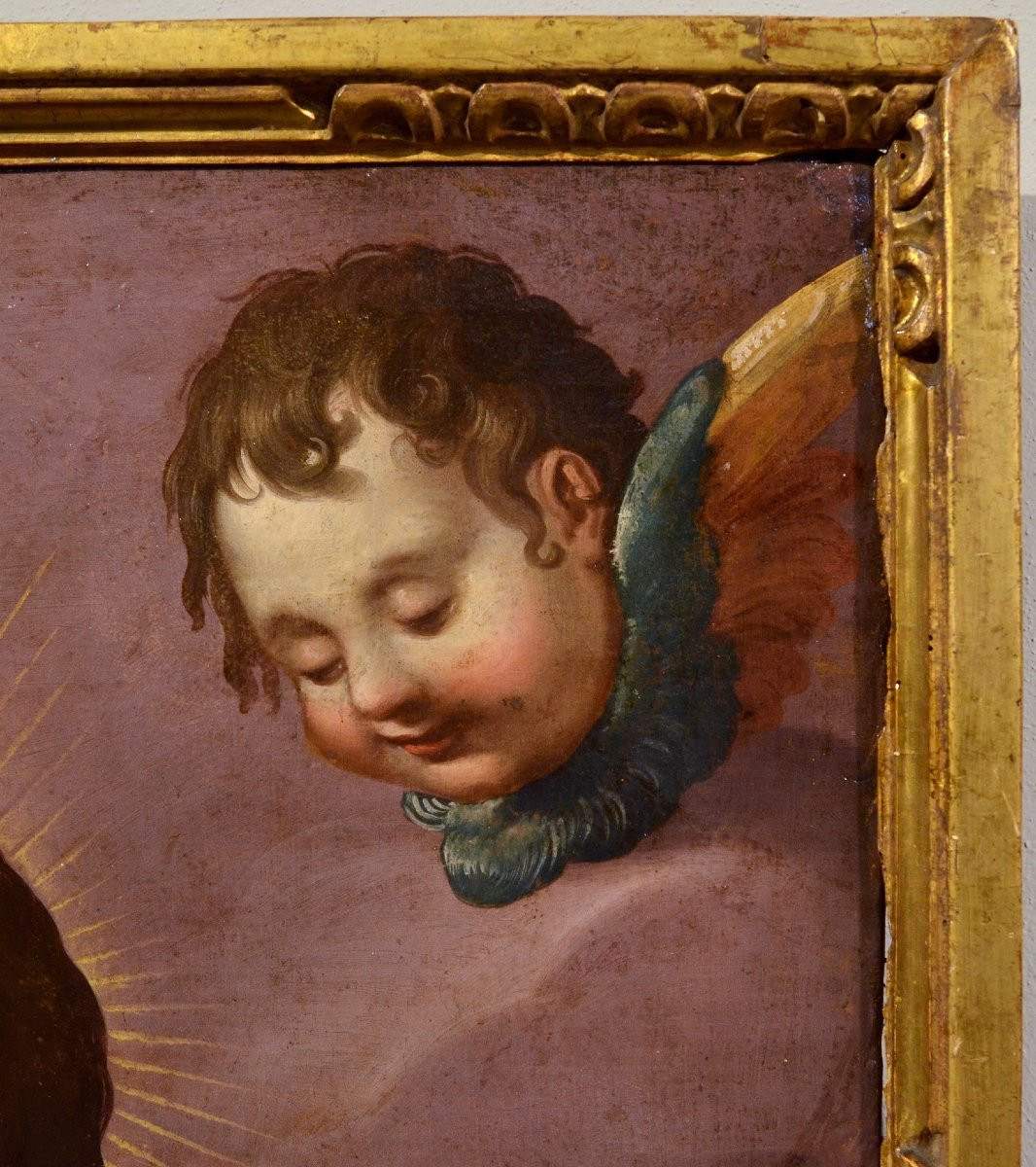 La Pietà con due cherubini,  Scipione Pulzone (Gaeta 1550 - Rome 1598)  entourage de-photo-1