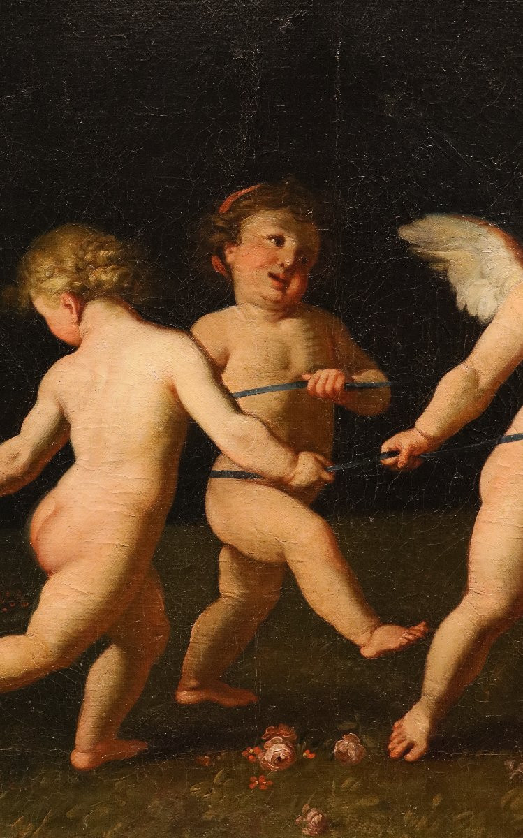 Gioco di amorini con il carro di Venere, Francesco Albani (Bologna 1578 - 1660) bottega-photo-3