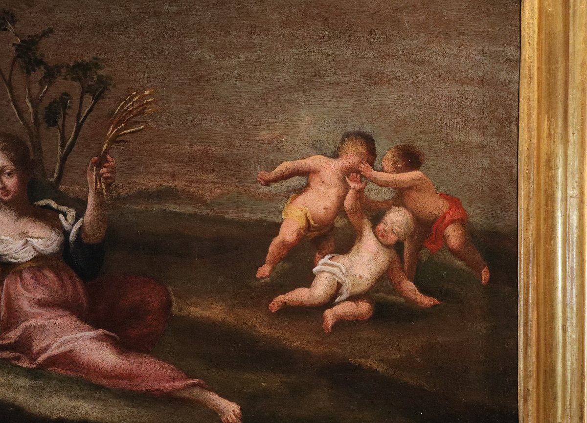 Cerere come allegoria dell'Estate, Scuola francese del XVII secolo-photo-2
