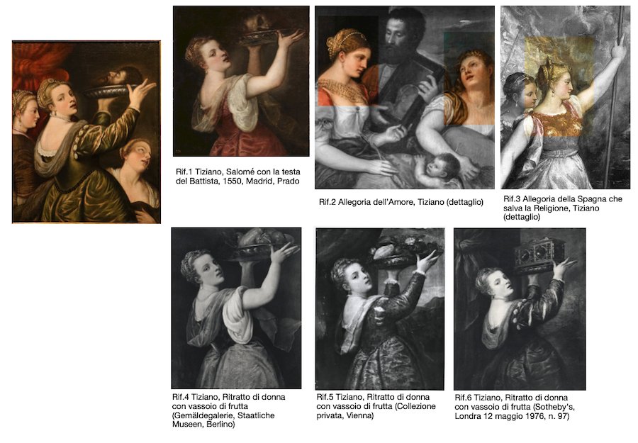 Salomé con la testa del Battista, Tiziano Vecellio (1490 - 1576) Seguace/Bottega-photo-1