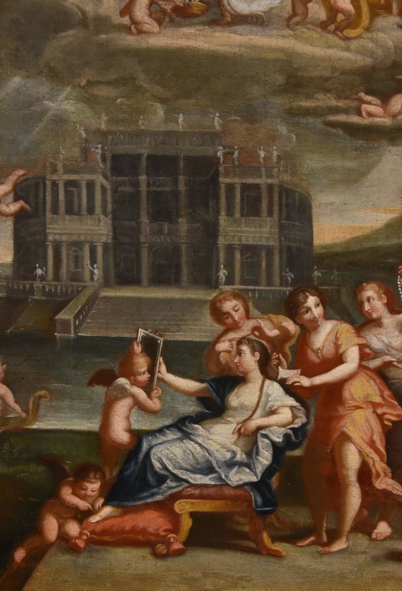 La Toeletta di Venere  Francesco Albani (Bologna 1578 - 1660) Seguace di-photo-5