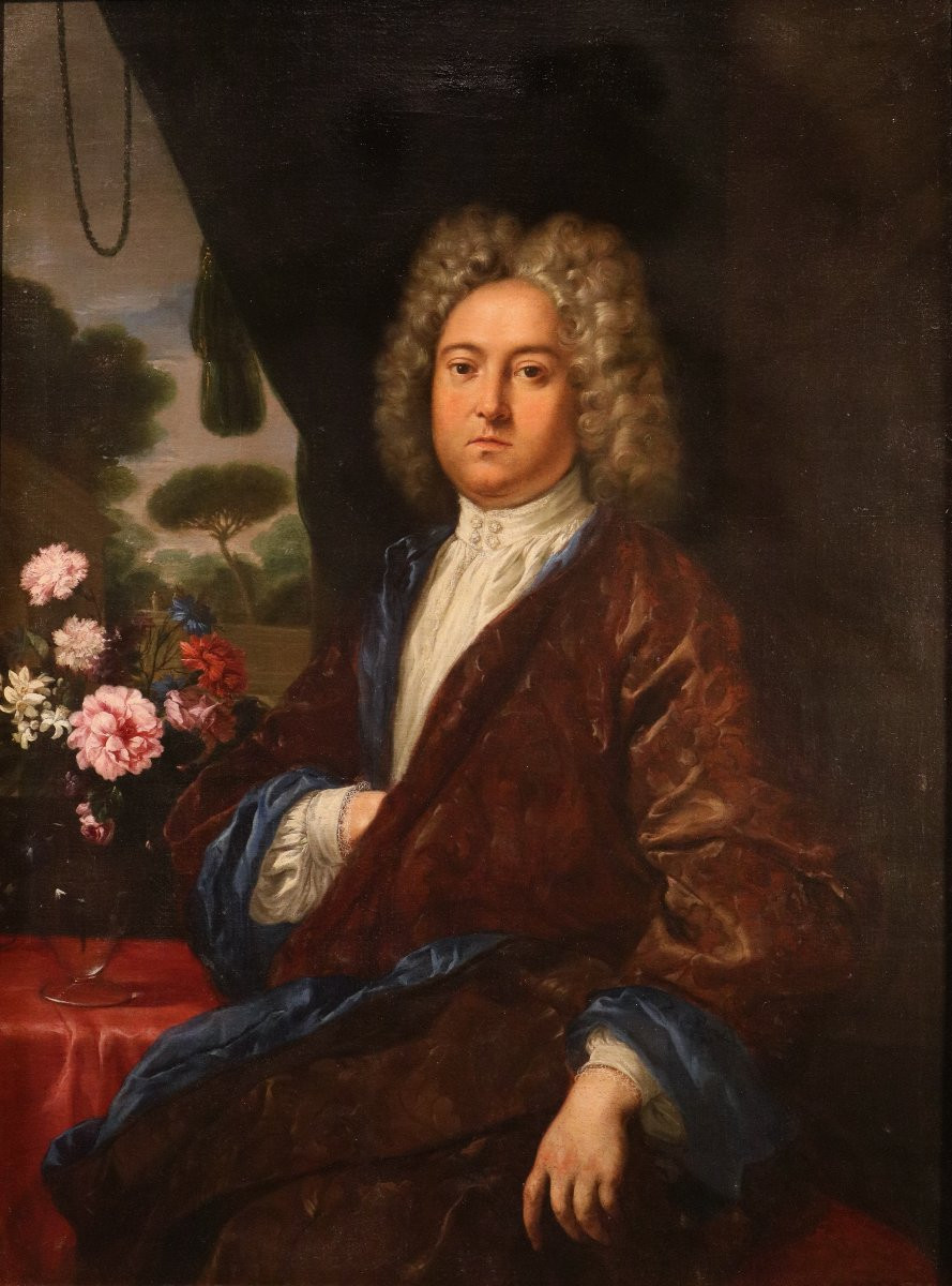 Ritratto di gentiluomo, Anton Raphael Mengs (Aussig, 1728 - Roma, 1779) Bottega-photo-2