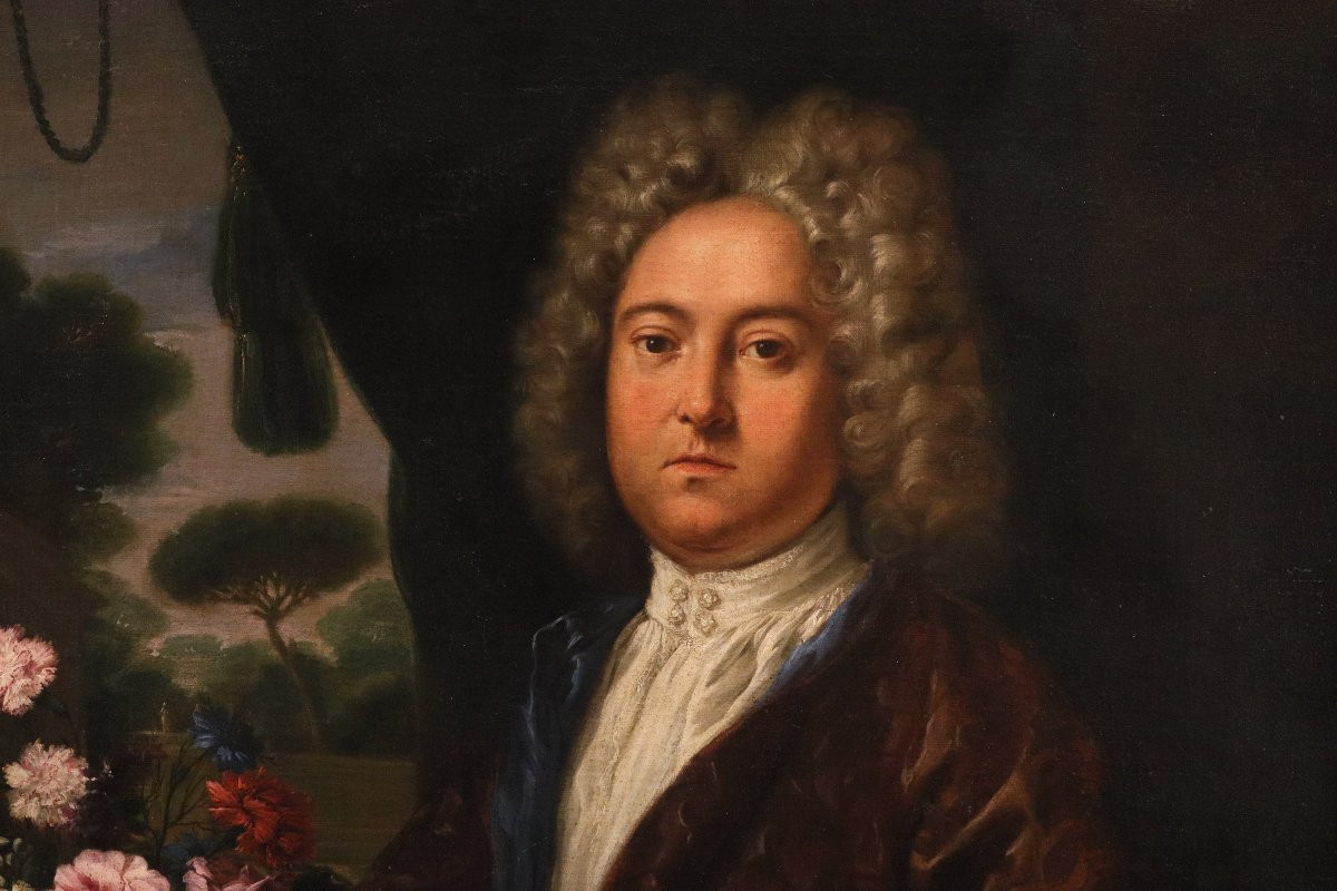 Ritratto di gentiluomo, Anton Raphael Mengs (Aussig, 1728 - Roma, 1779) Bottega-photo-2