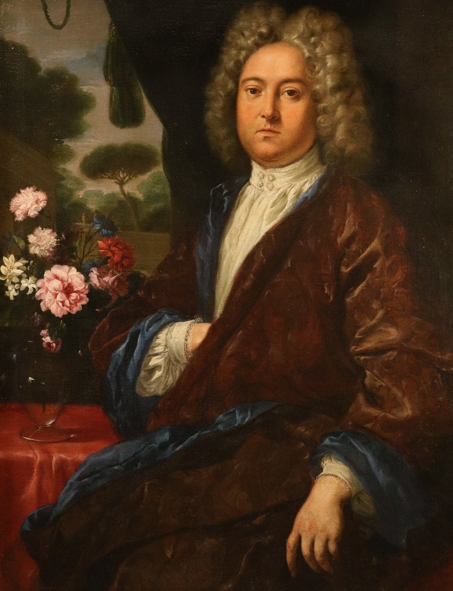 Ritratto di gentiluomo, Anton Raphael Mengs (Aussig, 1728 - Roma, 1779) Bottega-photo-5