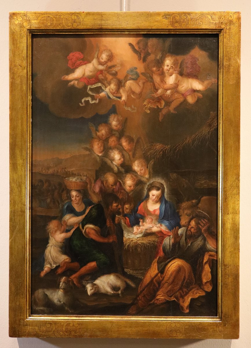 L'Adorazione dei pastori, Pieter van Lint (Anversa, 1609 – 1690) bottega-photo-2