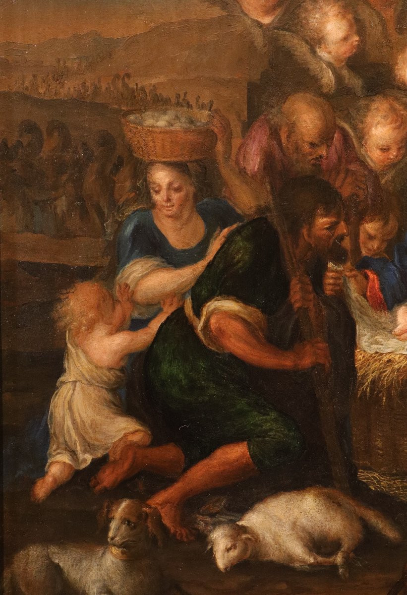 L'Adorazione dei pastori, Pieter van Lint (Anversa, 1609 – 1690) bottega-photo-4