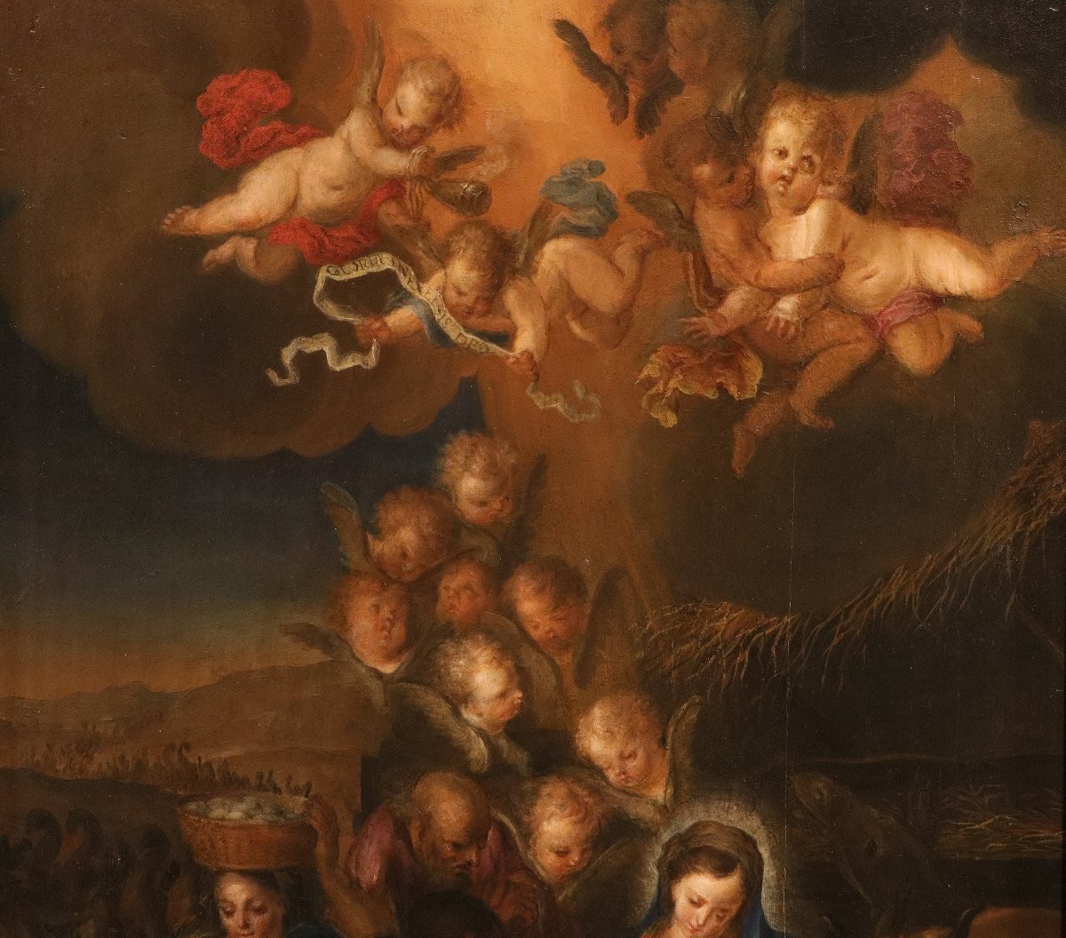 L'Adorazione dei pastori, Pieter van Lint (Anversa, 1609 – 1690) bottega-photo-1