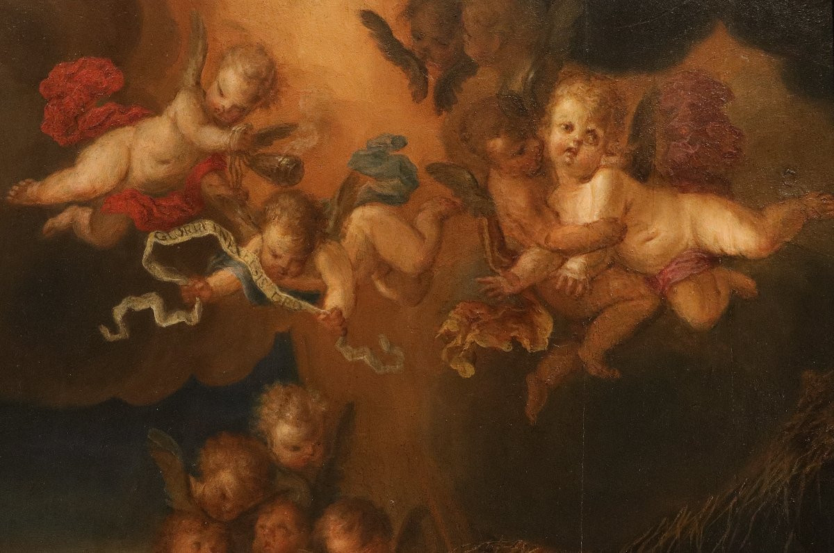 L'Adorazione dei pastori, Pieter van Lint (Anversa, 1609 – 1690) bottega-photo-4