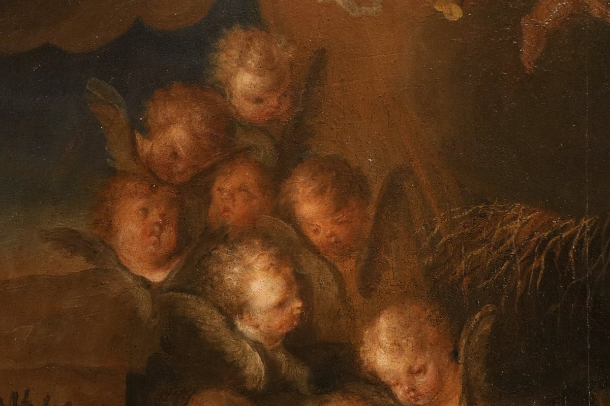 L'Adorazione dei pastori, Pieter van Lint (Anversa, 1609 – 1690) bottega-photo-5