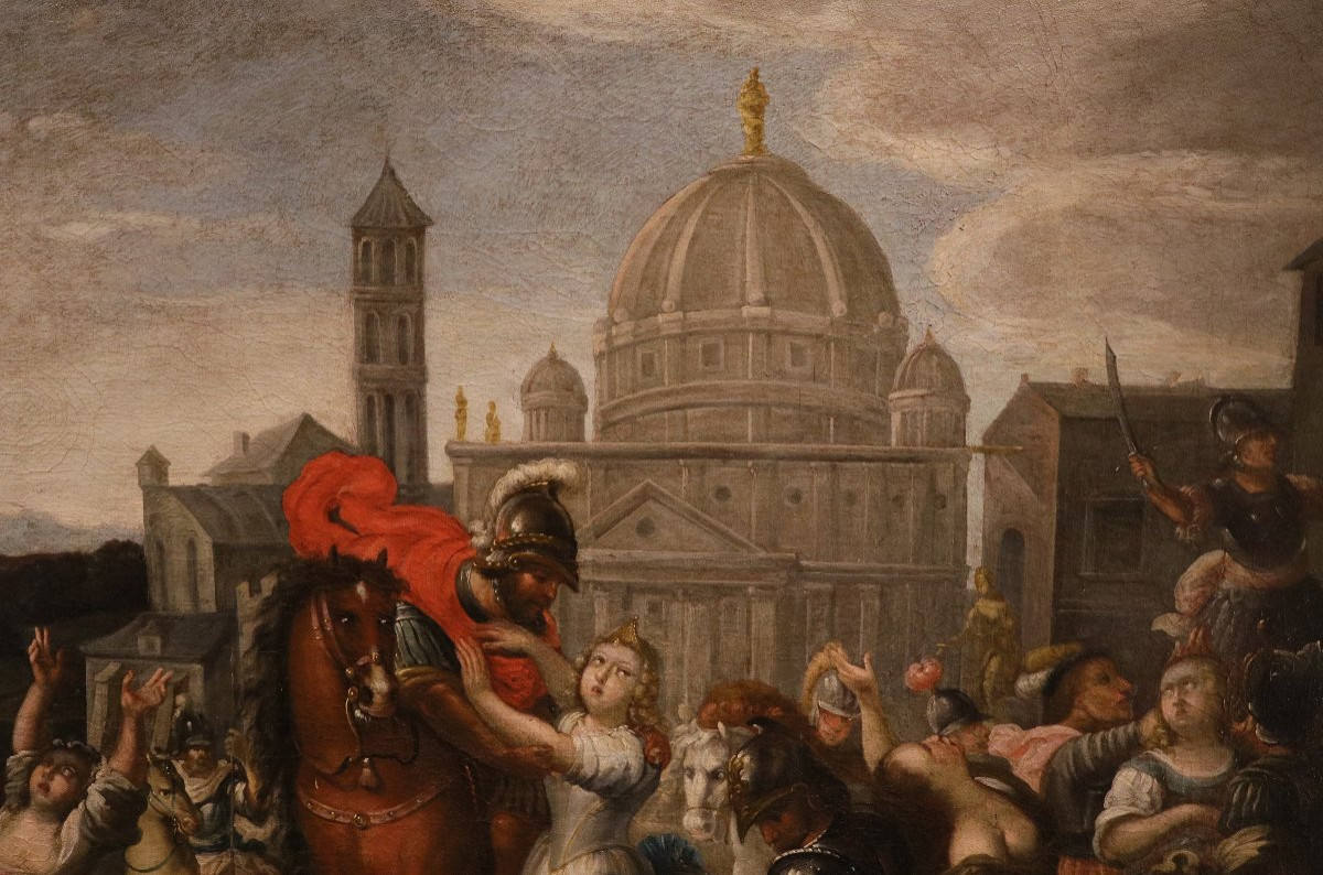 Il Ratto delle Sabine, Vincent Malò (Cambrai, 1595/1600 circa - Roma, 1649)-photo-4