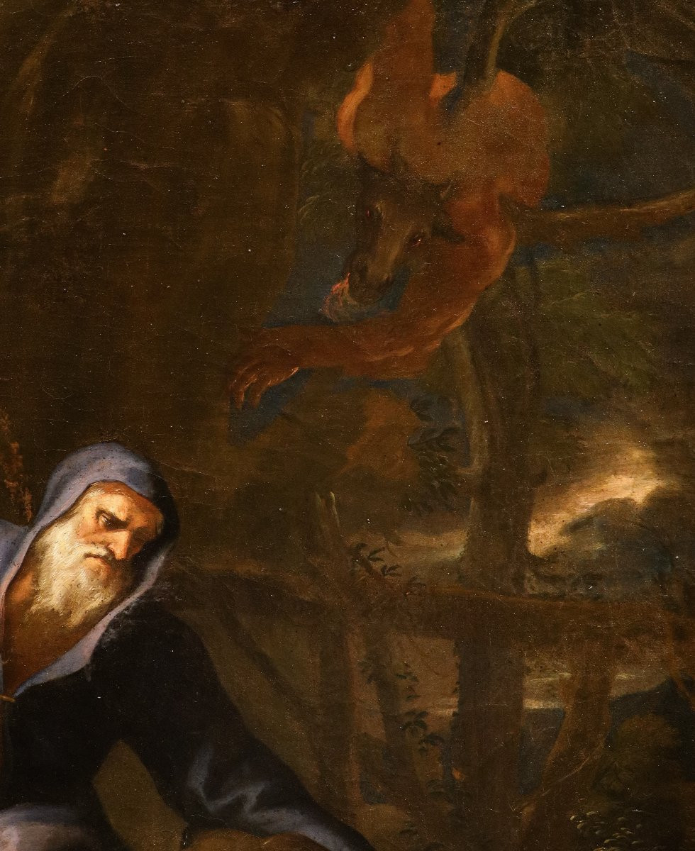 Le tentazioni di Sant’Antonio, Pier Francesco Mola ‘il Ticinese’ (Coldrerio, 1612 – Roma, 1666)-photo-4