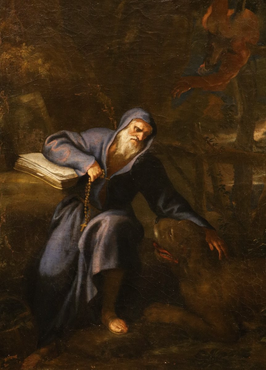 Le tentazioni di Sant’Antonio, Pier Francesco Mola ‘il Ticinese’ (Coldrerio, 1612 – Roma, 1666)-photo-1