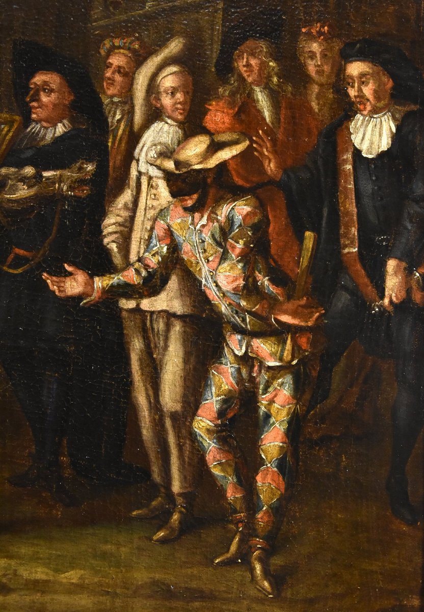 Carnevale a Venezia con arlecchino, Marco Marcola (Verona, 1711 - 1780)-photo-6