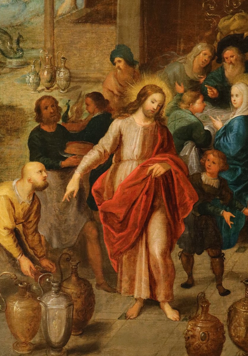 Le Nozze di Cana, Frans Francken II (Anversa 1581 – 1642) attribuito-photo-2