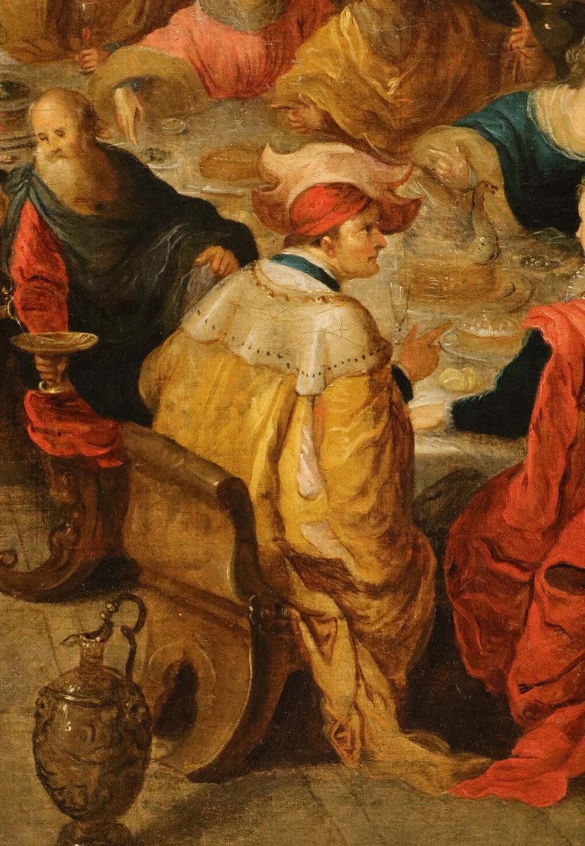 Le Nozze di Cana, Frans Francken II (Anversa 1581 – 1642) attribuito-photo-3