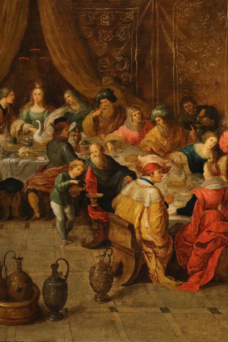 Le Nozze di Cana, Frans Francken II (Anversa 1581 – 1642) attribuito-photo-2