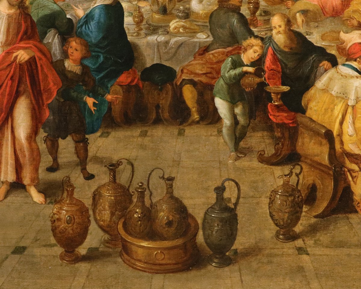 Le Nozze di Cana, Frans Francken II (Anversa 1581 – 1642) attribuito-photo-7