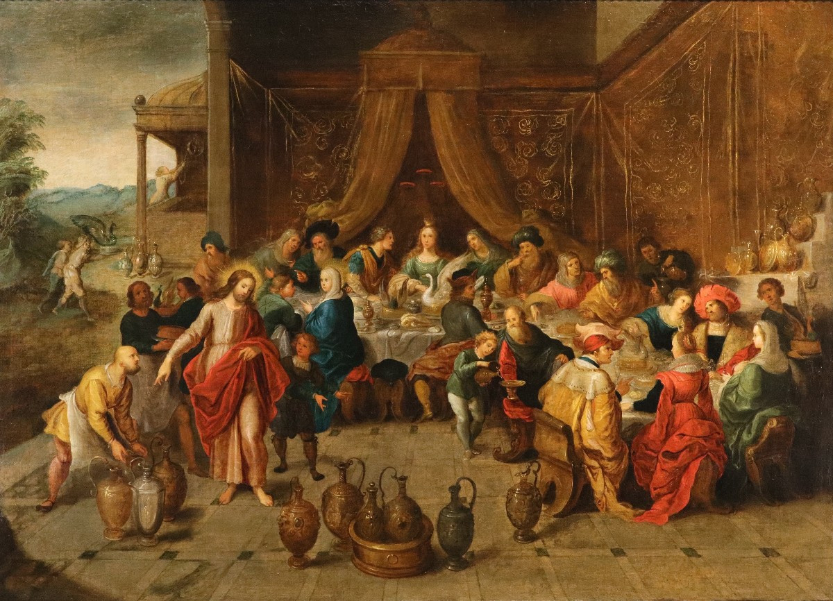 Le Nozze di Cana, Frans Francken II (Anversa 1581 – 1642) attribuito