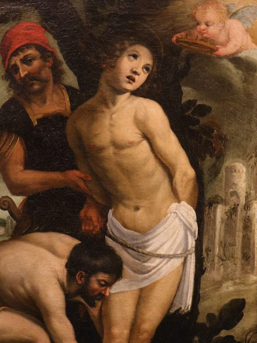 San Sebastiano, Astolfo Petrazzi (Siena, 1583 - 1665)-photo-3