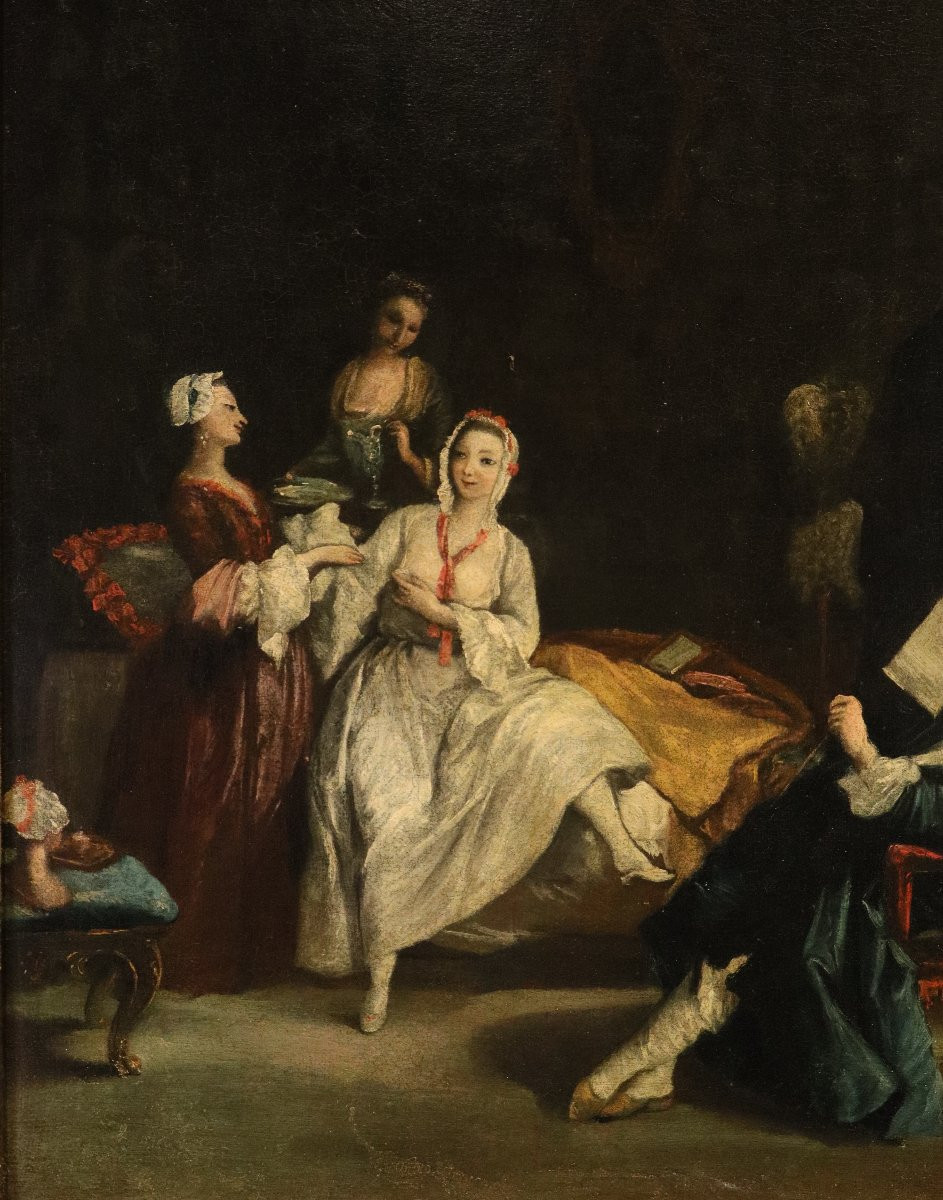 Il risveglio della dama, Pietro Longhi (Venezia, 1701 - 1785) Cerchia-photo-2