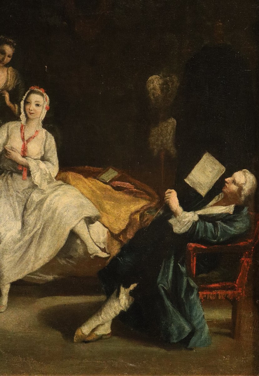 Il risveglio della dama, Pietro Longhi (Venezia, 1701 - 1785) Cerchia-photo-1