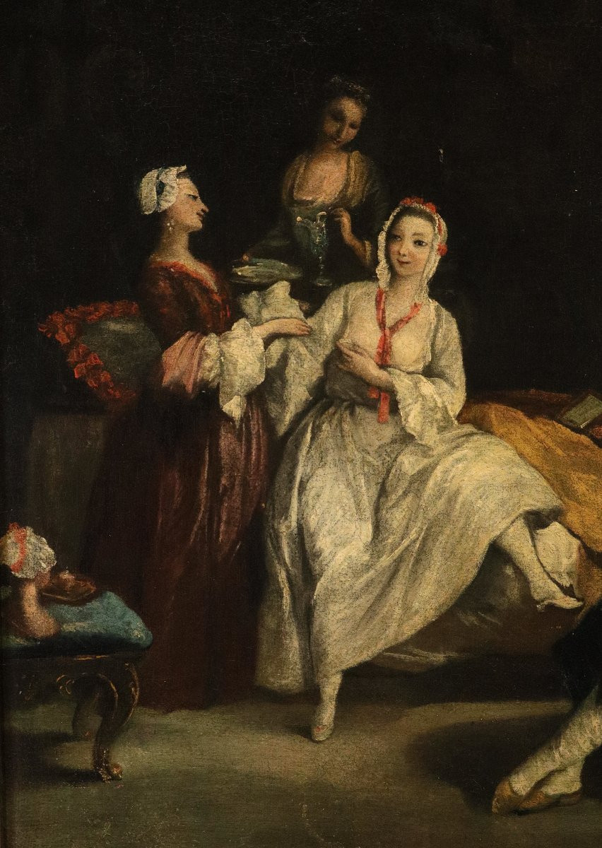 Il risveglio della dama, Pietro Longhi (Venezia, 1701 - 1785) Cerchia-photo-2
