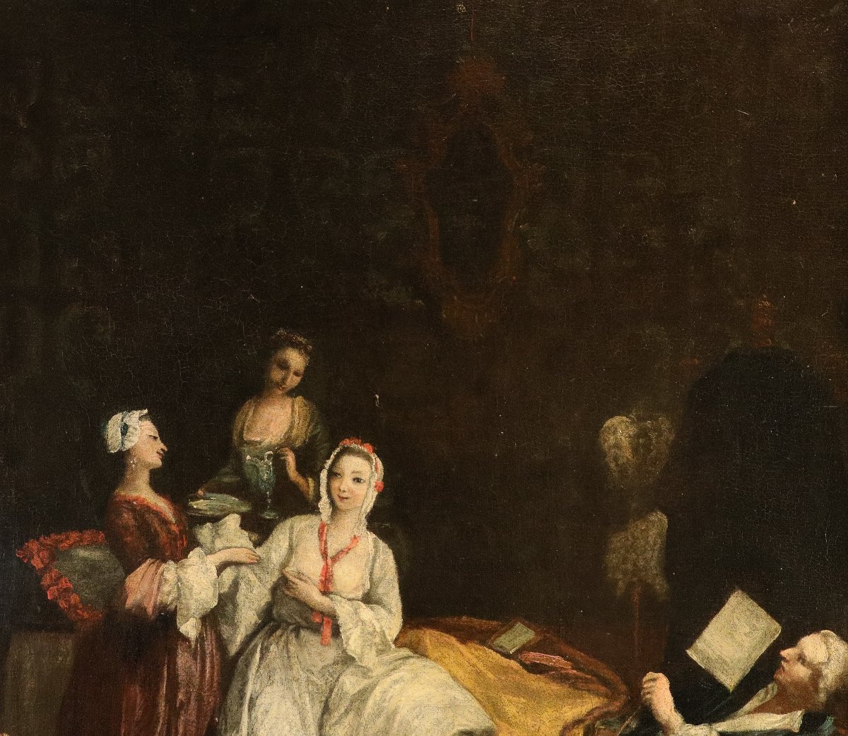 Il risveglio della dama, Pietro Longhi (Venezia, 1701 - 1785) Cerchia-photo-7