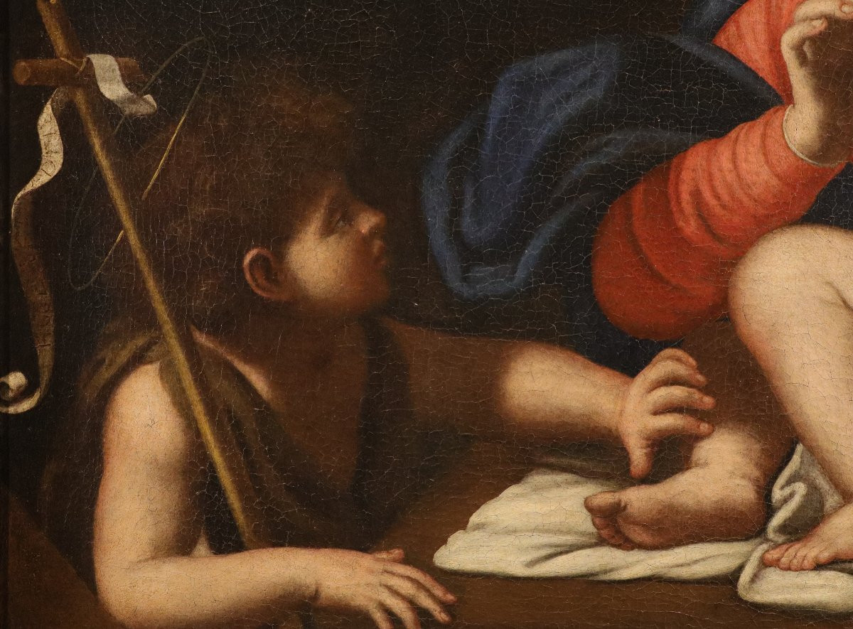 Madonna del Silenzio, Annibale Carracci (Bologna 1560 - Roma 1609) Scuola di-photo-2