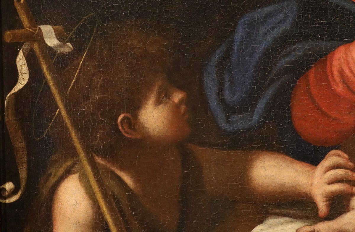 Madonna del Silenzio, Annibale Carracci (Bologna 1560 - Roma 1609) Scuola di-photo-5