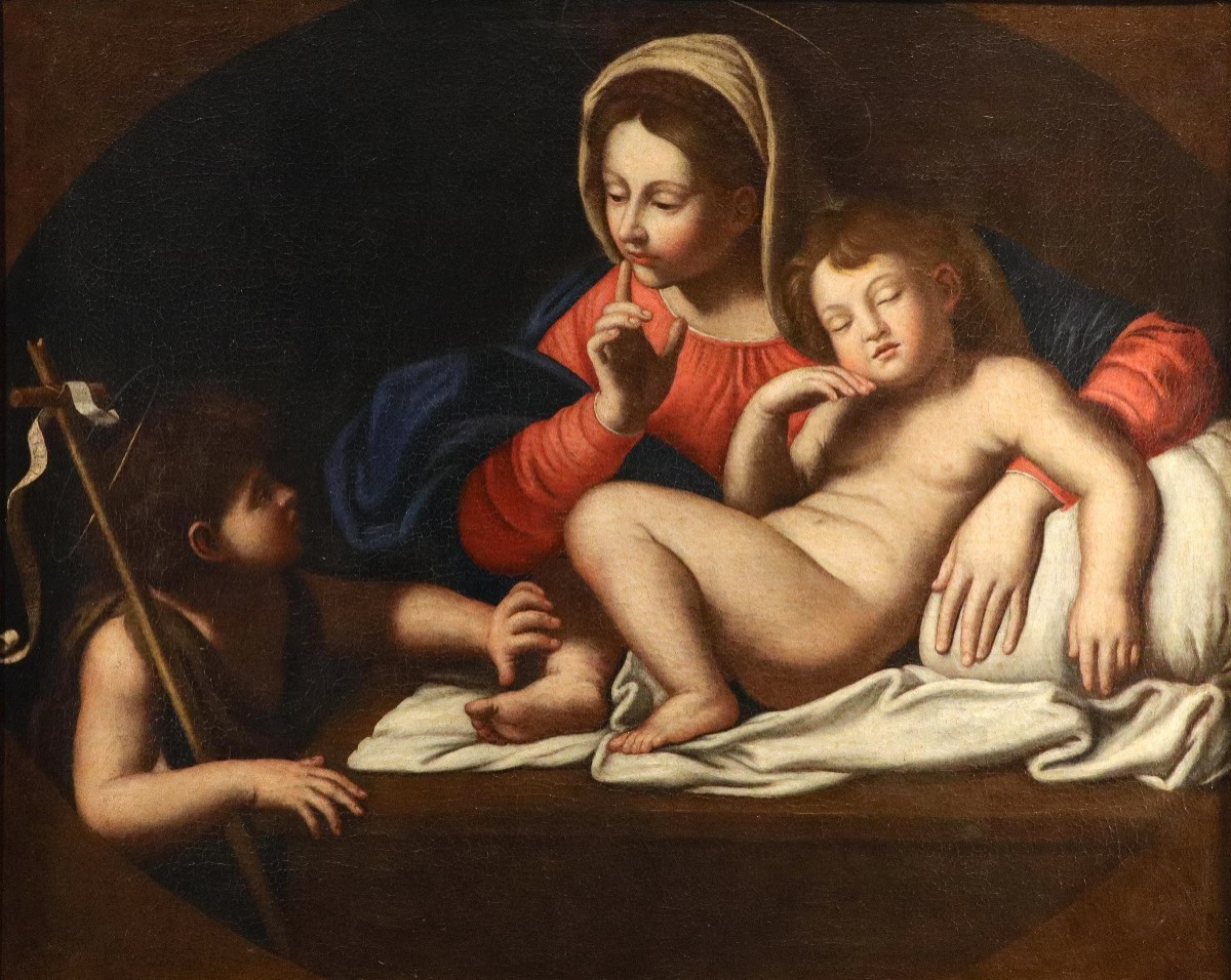 Madonna del Silenzio, Annibale Carracci (Bologna 1560 - Roma 1609) Scuola di