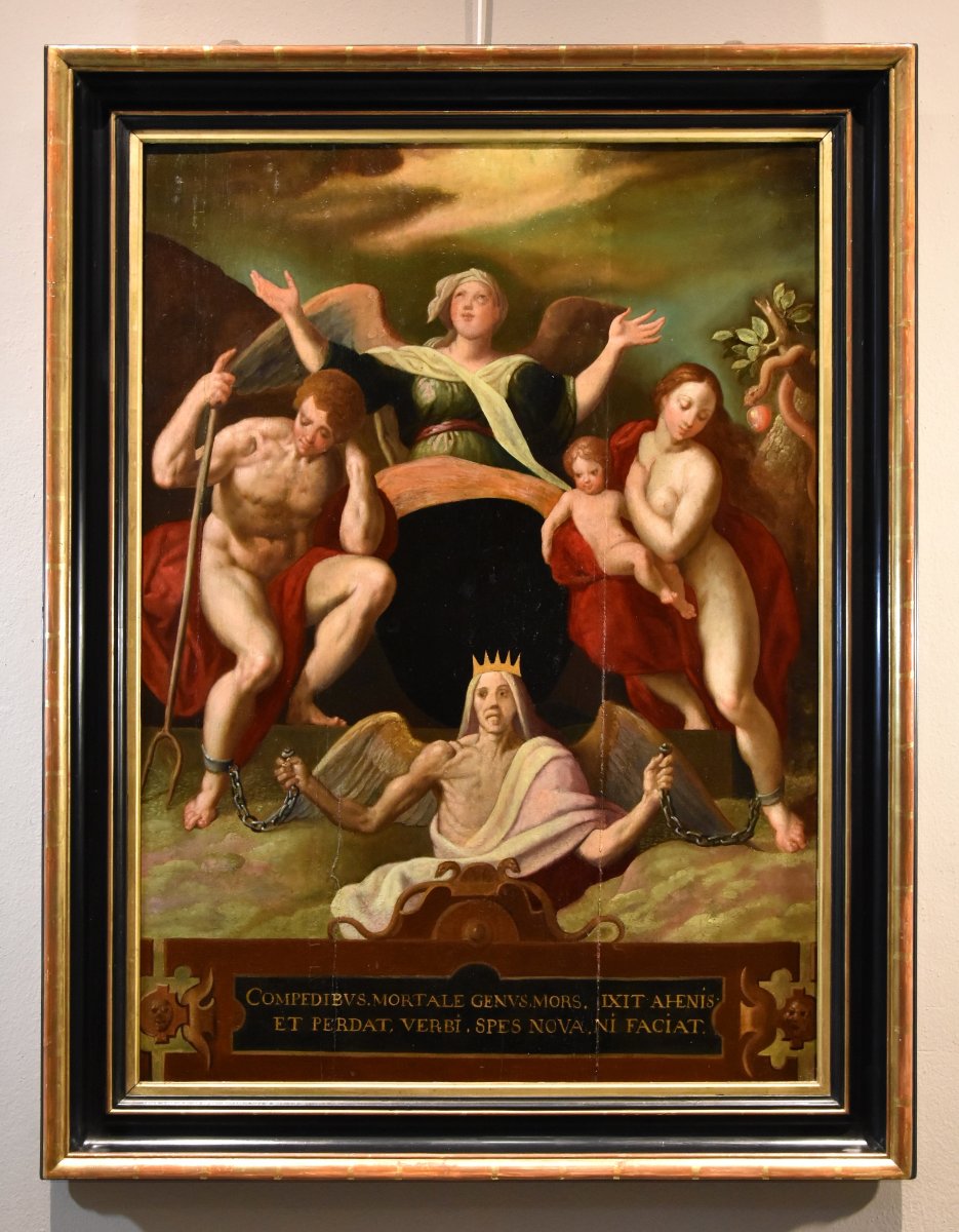 La redenzione di Adamo ed Eva, Jacob de Backer (Anversa, 1555 – 1585)-photo-2
