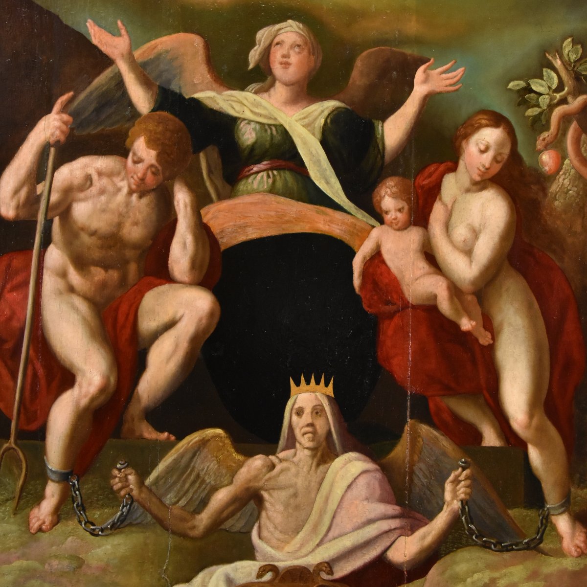 La redenzione di Adamo ed Eva, Jacob de Backer (Anversa, 1555 – 1585)-photo-7