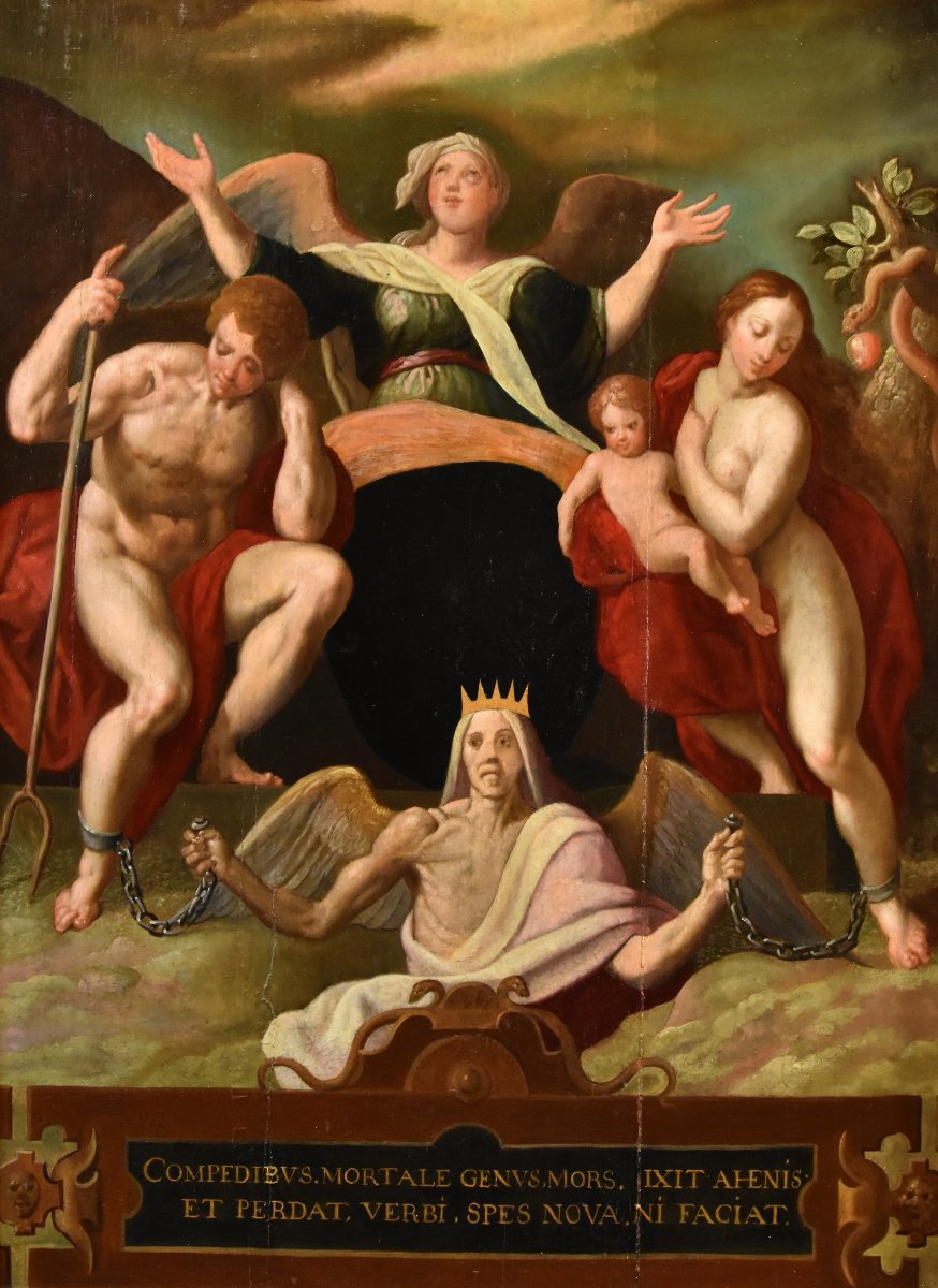 La redenzione di Adamo ed Eva, Jacob de Backer (Anversa, 1555 – 1585)