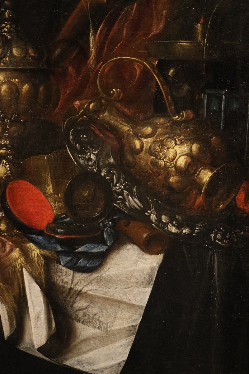 Natura morta Vanitas, Franciscus Gysbrechts (Anversa, 1649 – Leida 1677)-photo-5