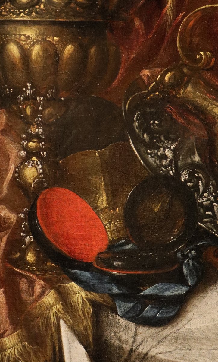 Natura morta Vanitas, Franciscus Gysbrechts (Anversa, 1649 – Leida 1677)-photo-6